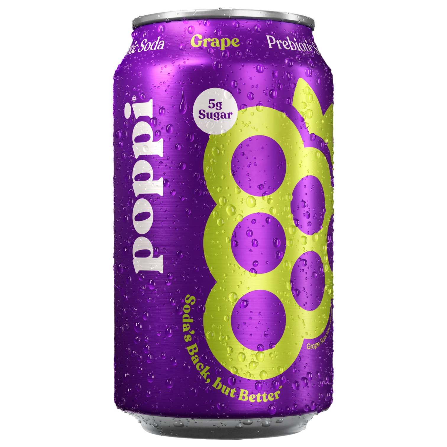 Poppi Grape Prebiotic Soda - 12fl.oz (355ml)