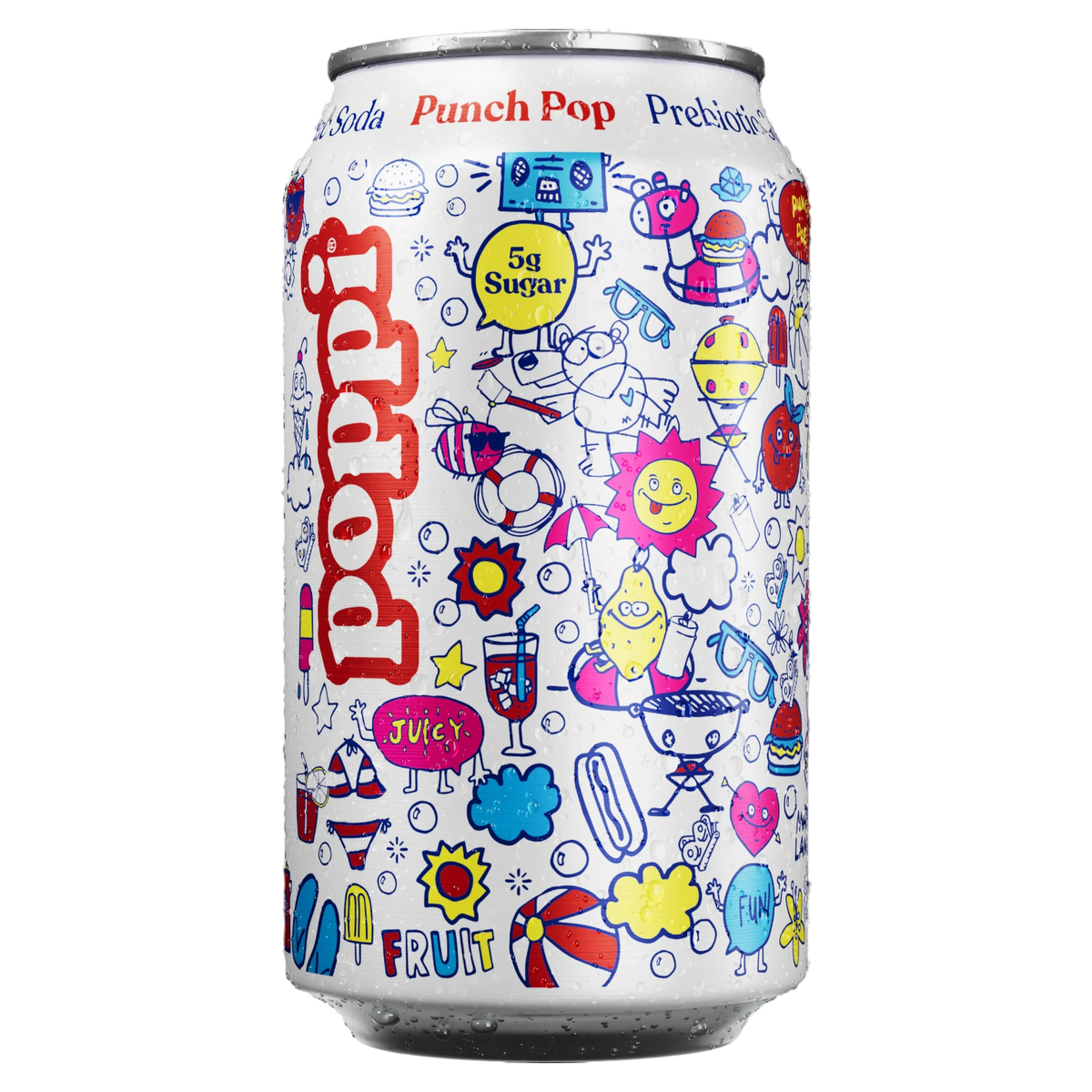 Poppi Punch Pop Prebiotic Soda - 12fl.oz (355ml) – Poppin Candy