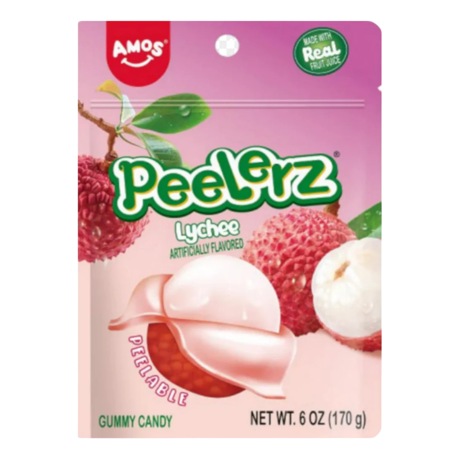 Amos Peelerz Lychee Share Bag - 6oz (170g)
