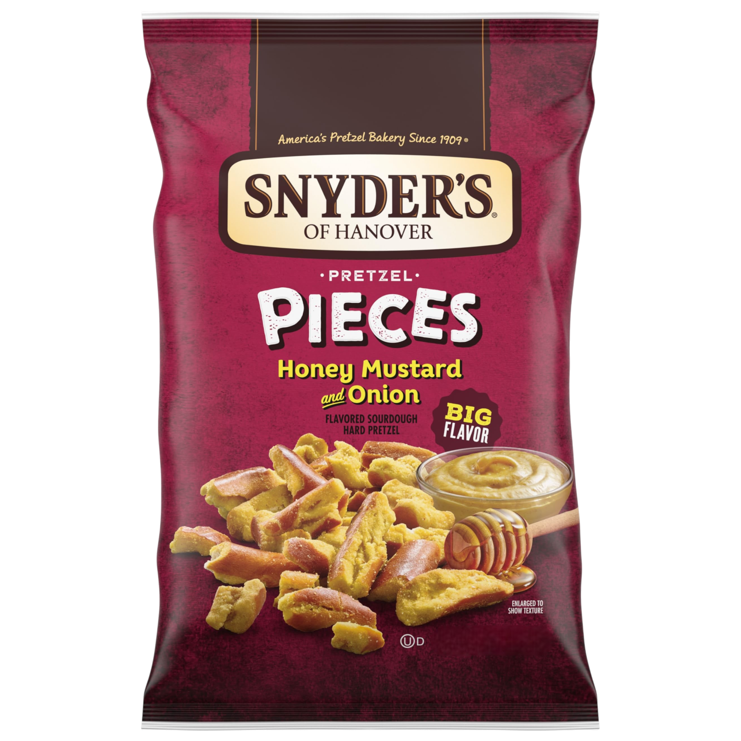 Snyder's Pretzel Pieces Honey Mustard & Onion Flavour - 3.9oz (110g)