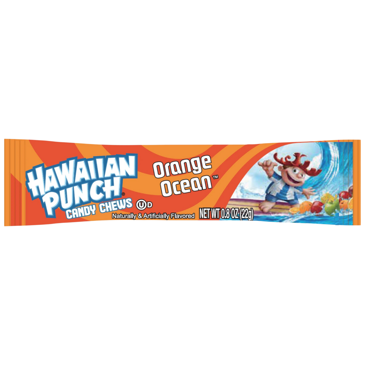 ハワイアンみき 　　⑤⑦各10本 Hawaiian Punch Ocean Orange Chew Bar - 0.7oz (22g) – Poppin Candy