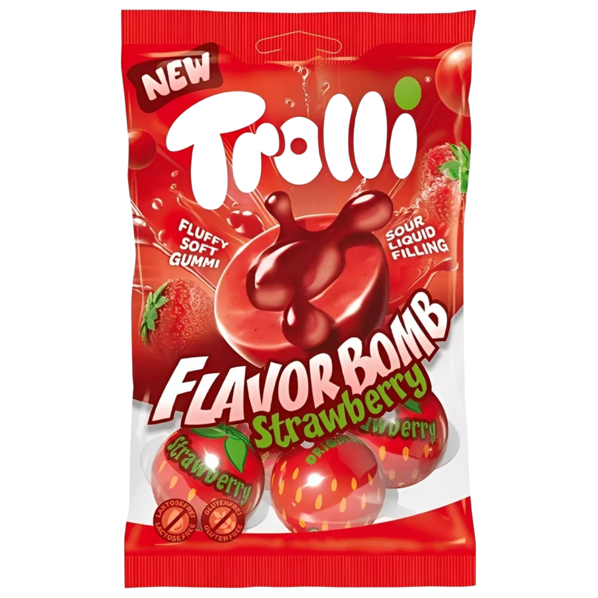 Trolli FlavorBomb Strawberry - 2.65oz (75g) – Poppin Candy
