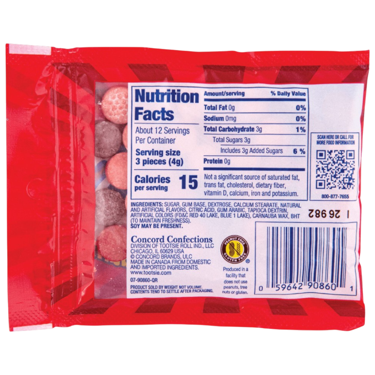 Razzles Berry Mix Gum - 1.4oz (40g)