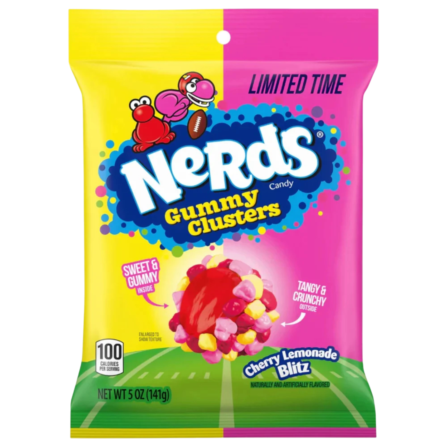 Nerds Gummy Clusters Cherry Lemonade Blitz Peg Bag (Limited Edition) - 5oz (141g)