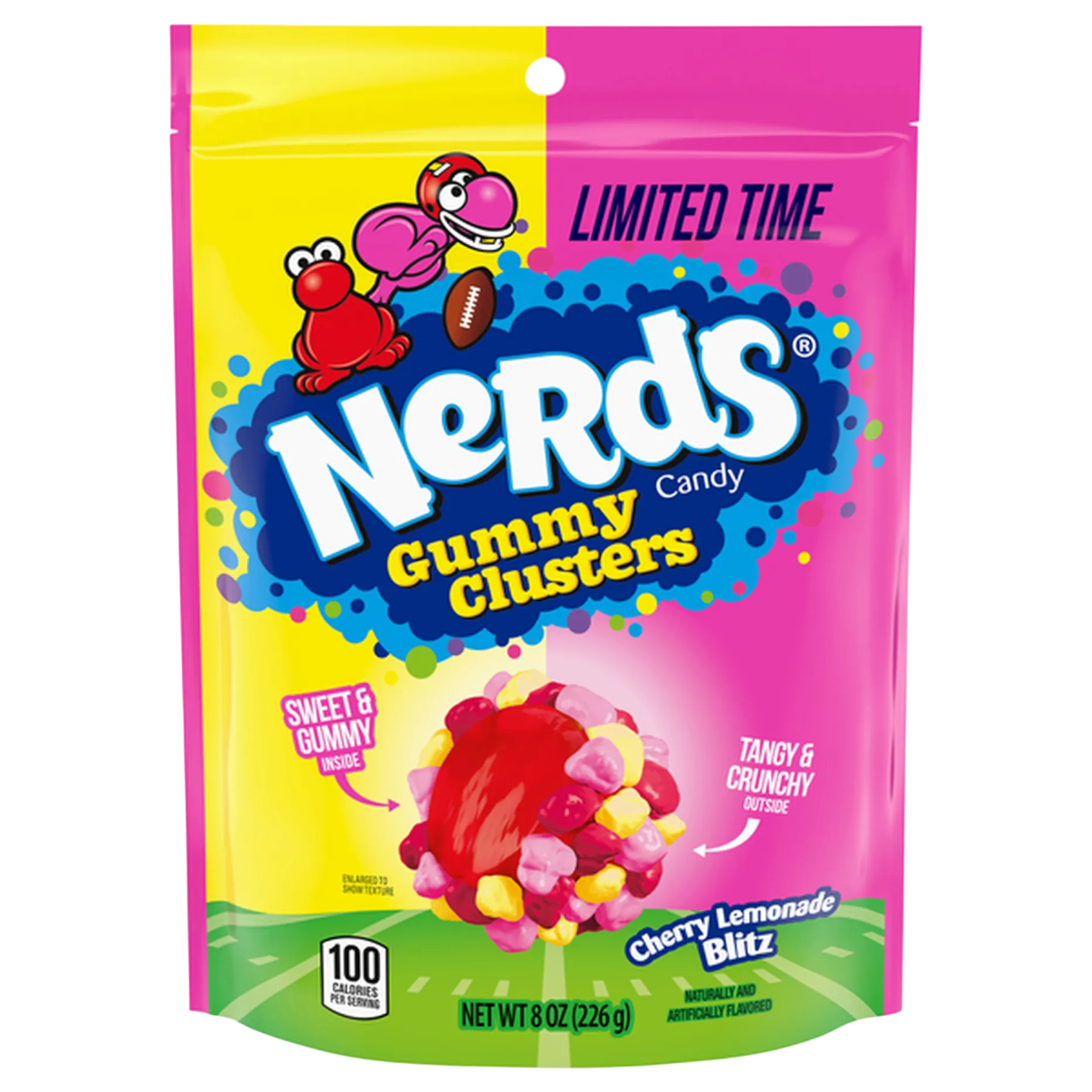 Nerds Gummy Clusters Cherry Lemonade Blitz Share Bag (Limited Edition) - 8oz (227g)