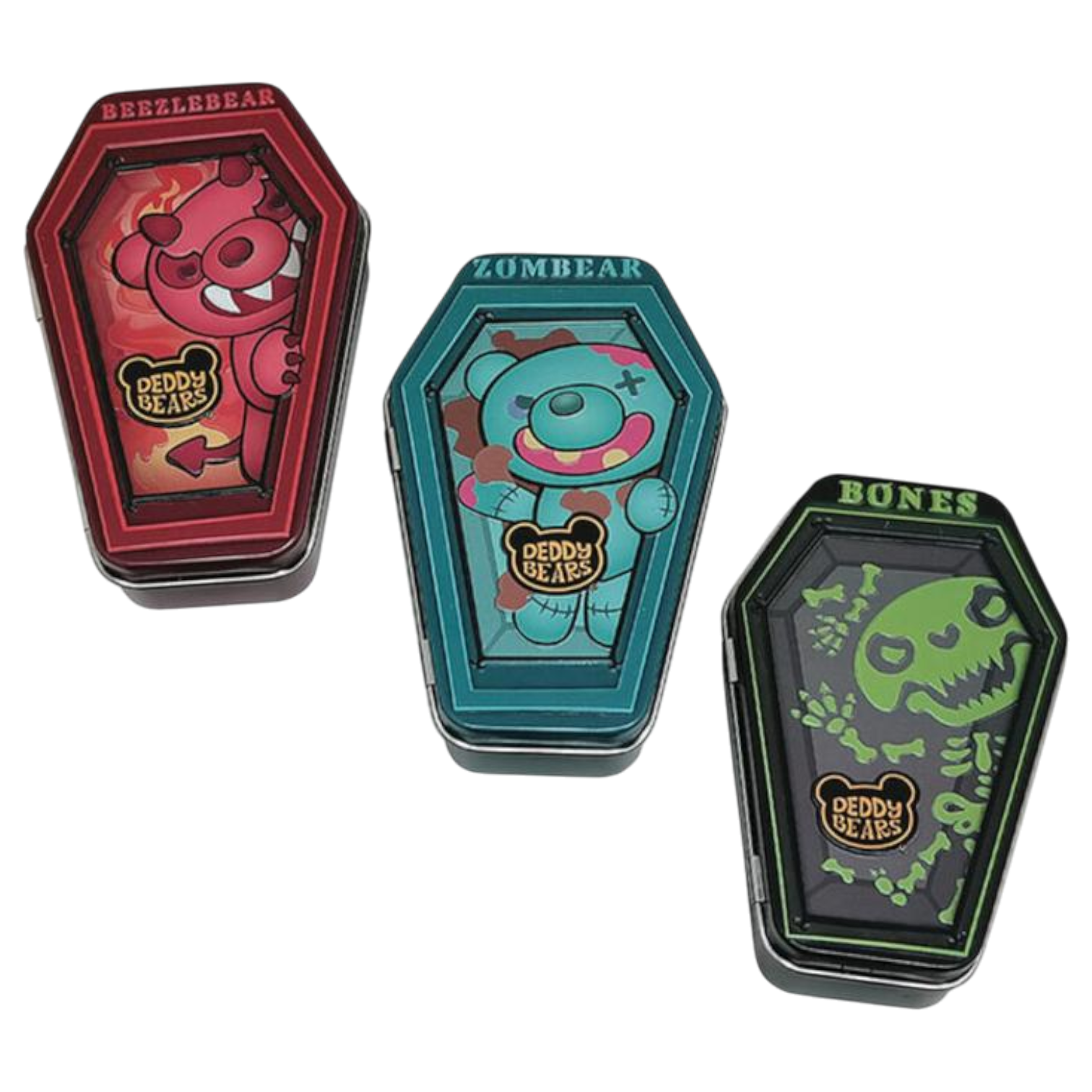 Deddy Bears Dead Cute Bears Candy Tin - 1.2oz (34g)