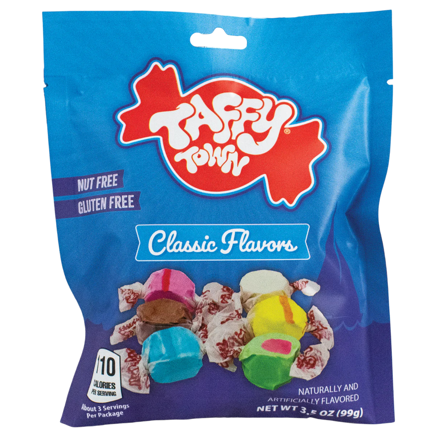 Taffy Town Assorted Classics Salt Water Taffy - 3.5oz (99g)