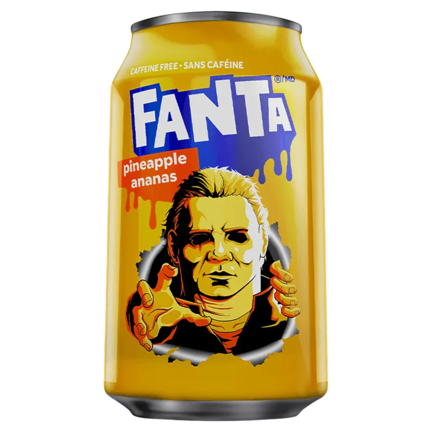 Fanta Pineapple Michael Myers Halloween Edition - 12fl.oz (355ml)
