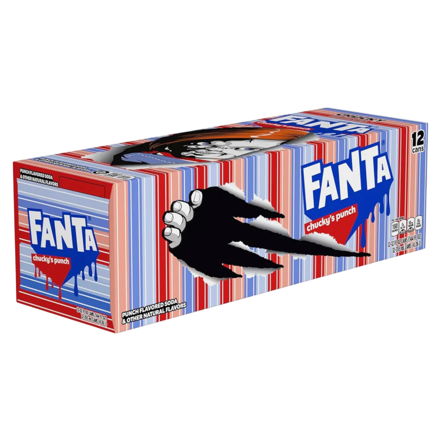 Fanta Chucky's Punch Fruit Punch Halloween Edition - 12fl.oz (355ml)