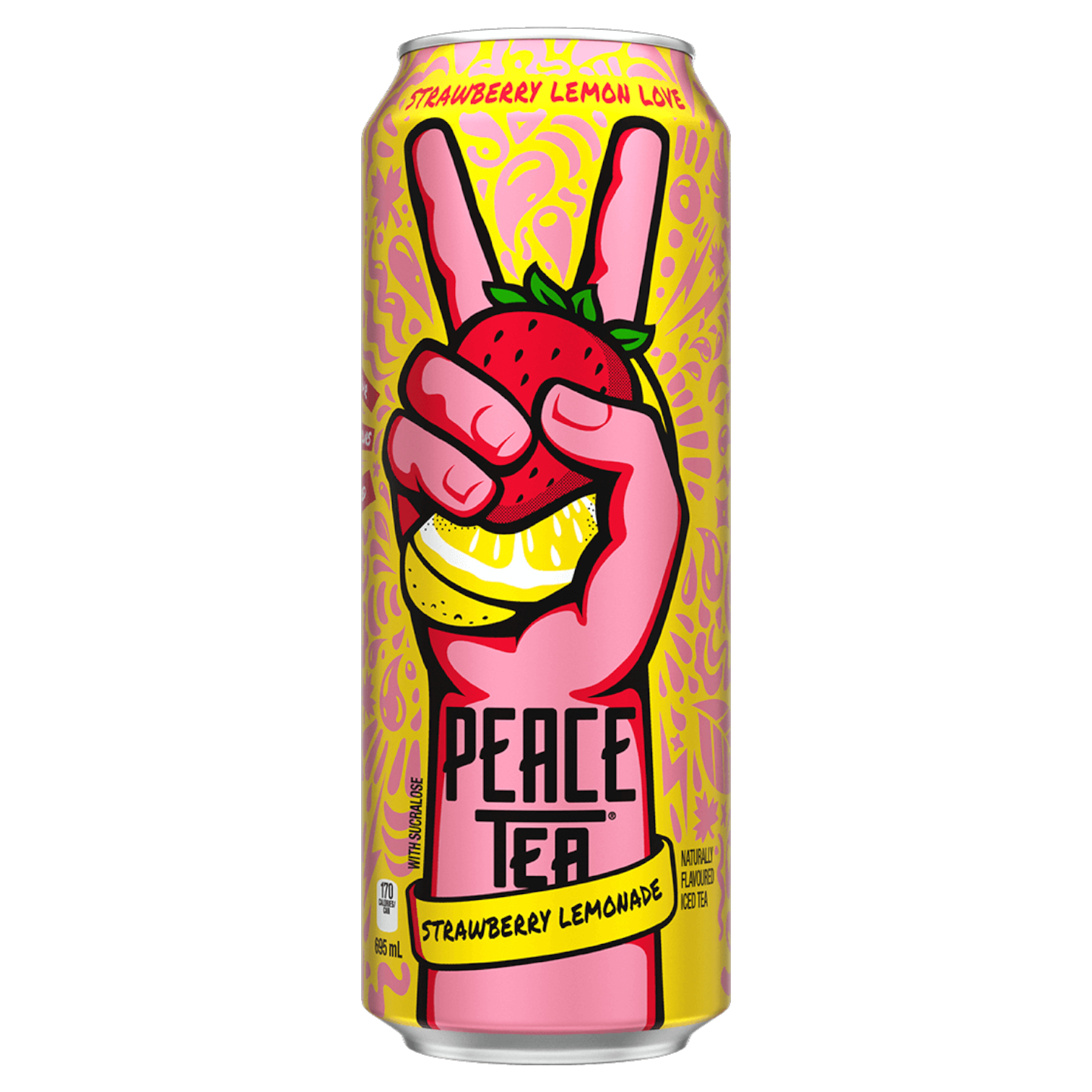 Peace Tea Strawberry Lemonade - 23.5fl.oz (695ml)