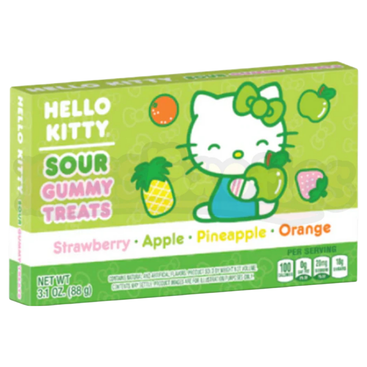 Hello Kitty Sour Fruit Gummy Treats Theatre Box - 3oz (85g