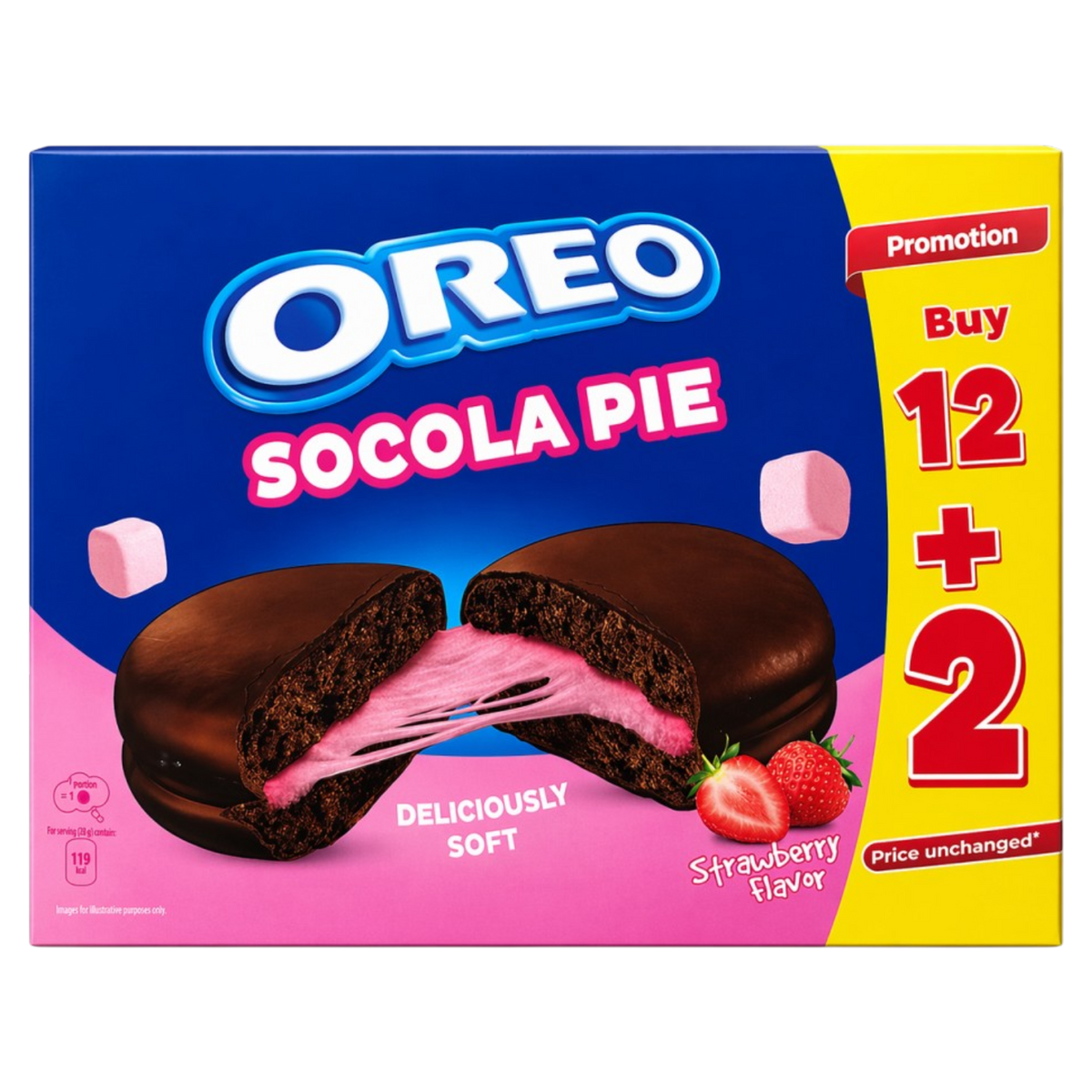 Oreo Socola Pie Strawberry - 13.83oz (392g) – Poppin Candy