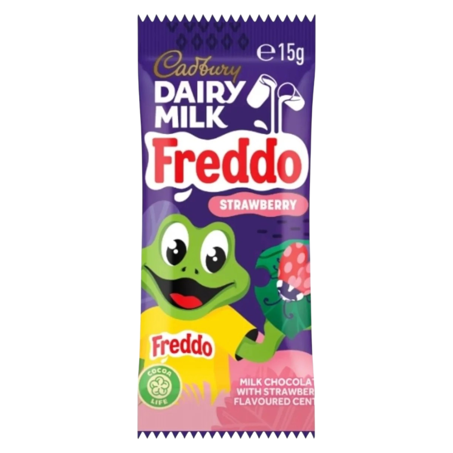Cadbury Dairy Milk Freddo Strawberry SINGLE - 0.53oz (15g)