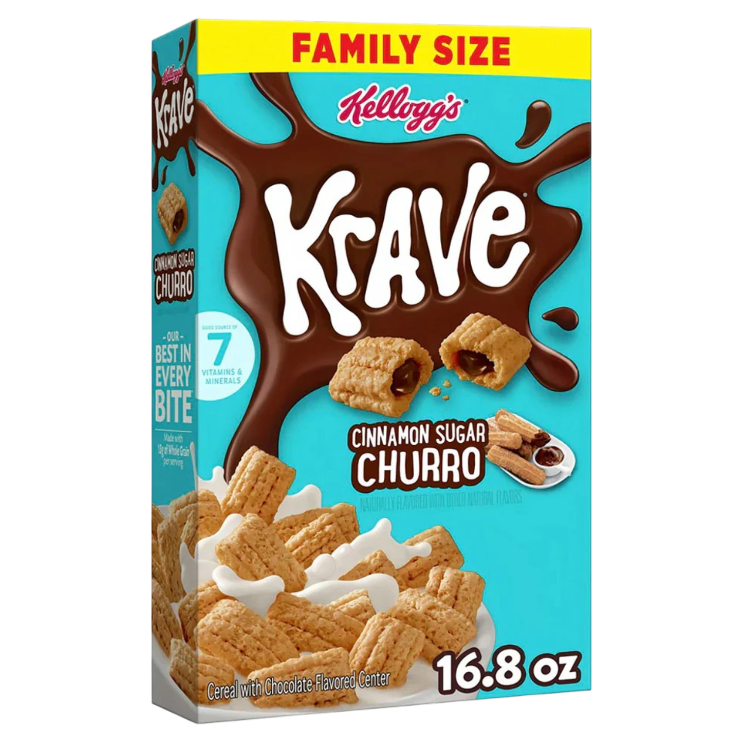 Kellogg's Krave Cinnamon Sugar Churro - 16.8oz (476g)