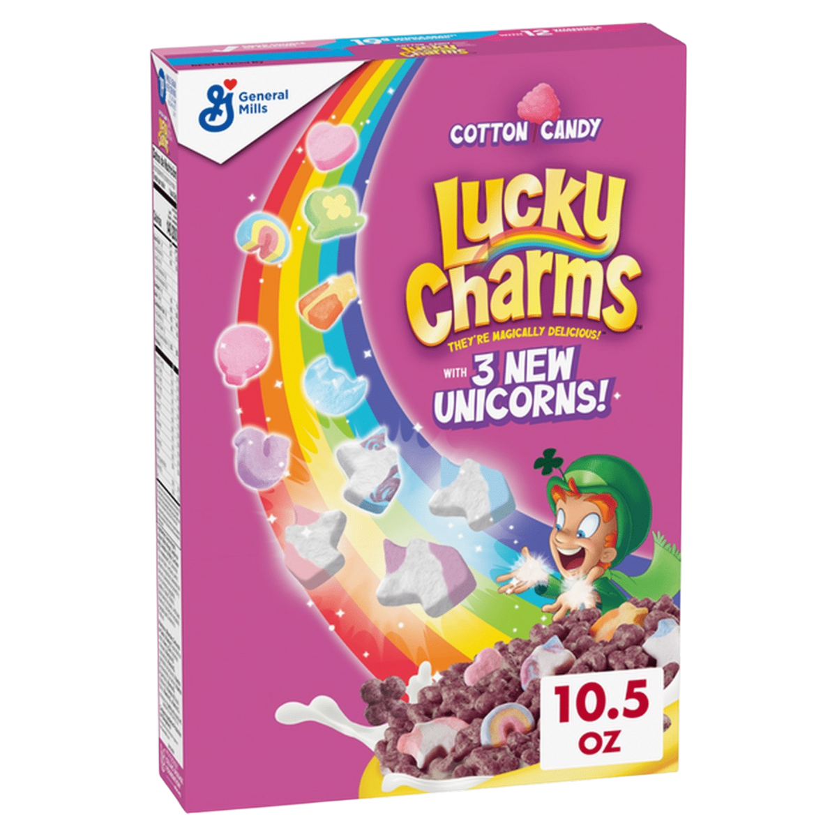 Lucky Charms Cotton Candy Cereal - 10.5oz (300g)