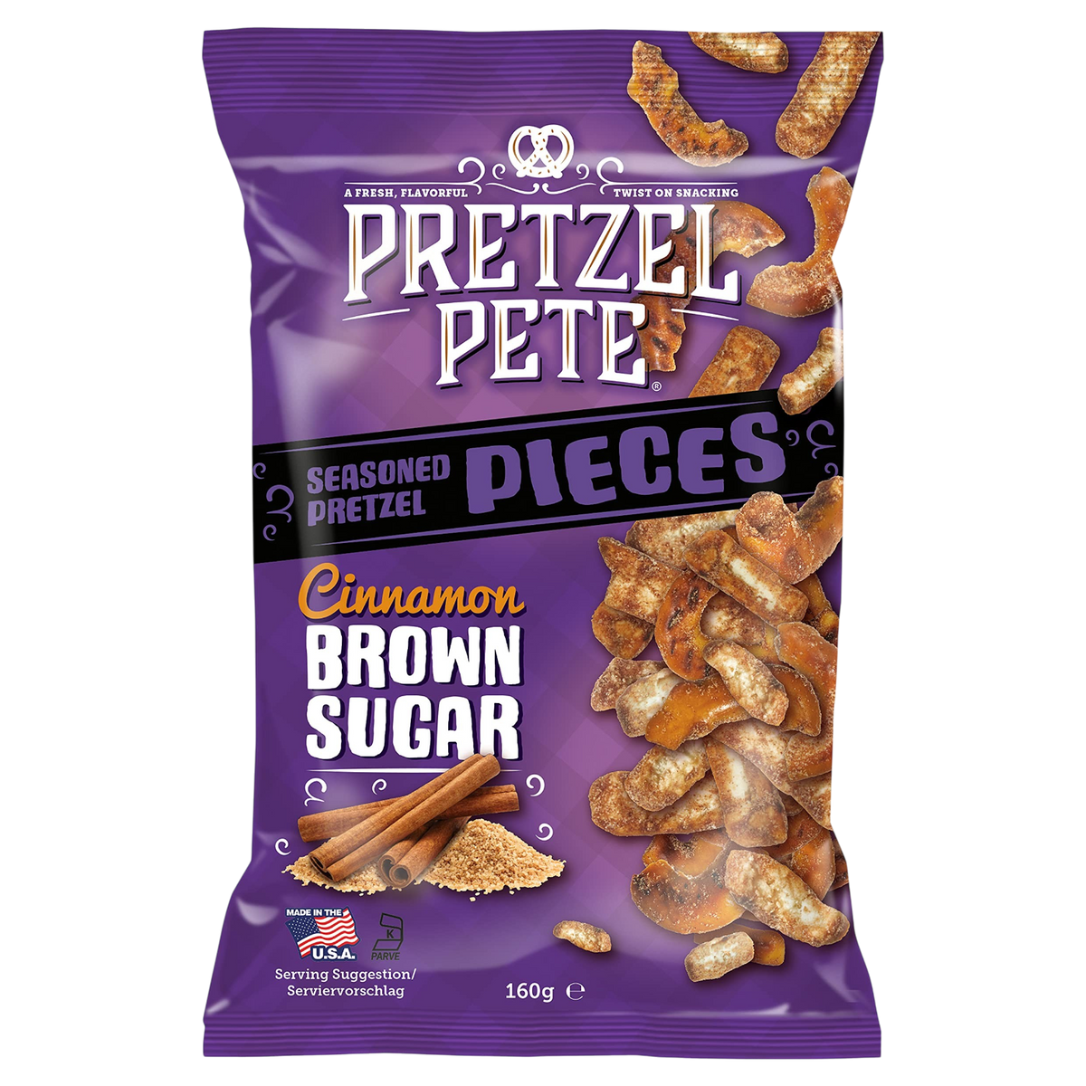 Pretzel Pete Cinnamon Brown Sugar Pretzel Pieces - 4.23oz (120g)