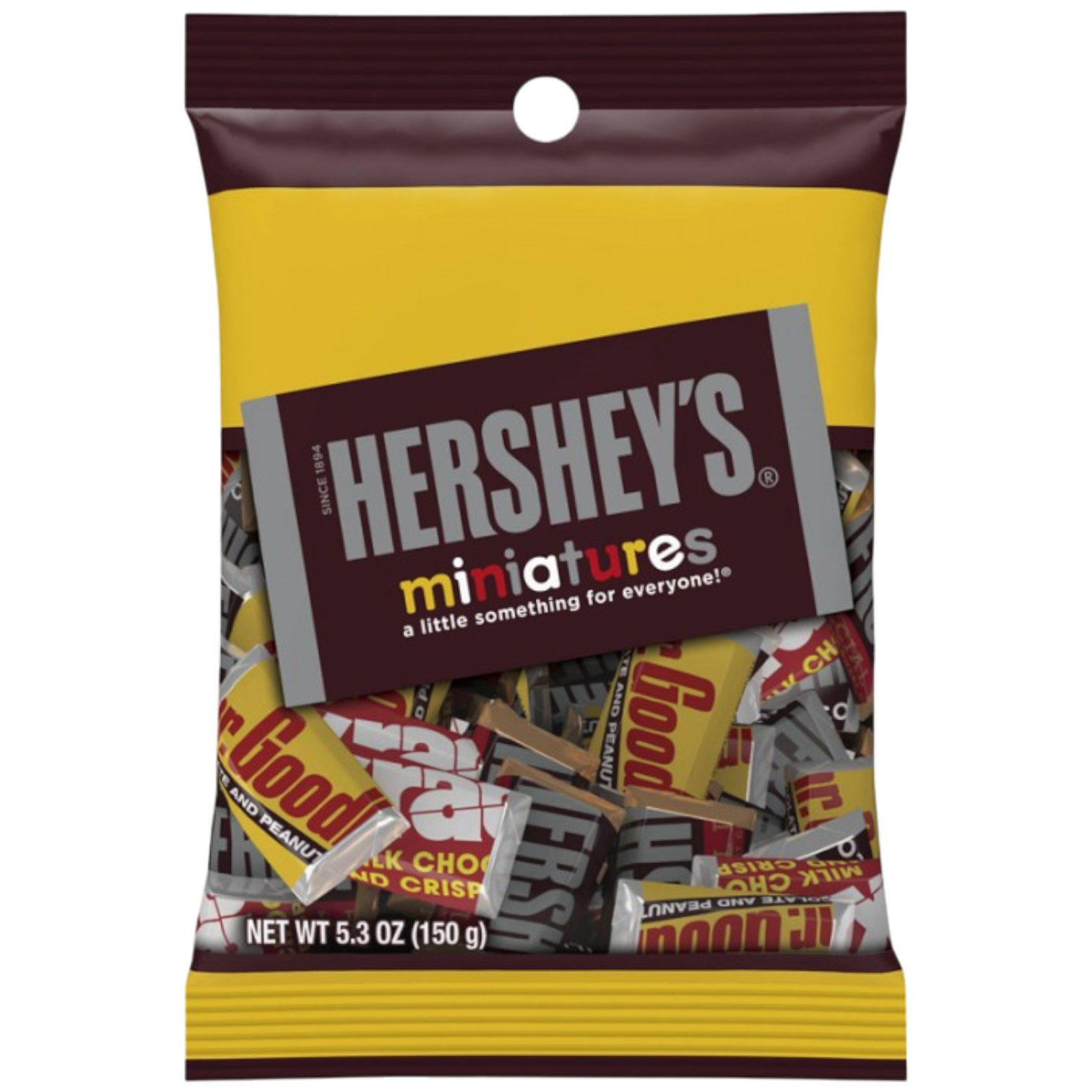 Hershey's Miniatures Peg Bag - 4.8oz (136g)