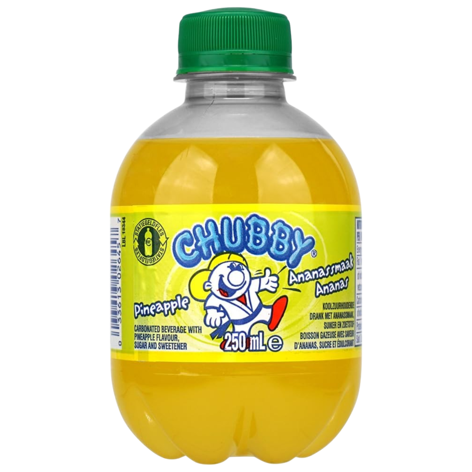 Chubby Pineapple Sunshine Flavoured Soda - 8.45fl.oz (250ml)