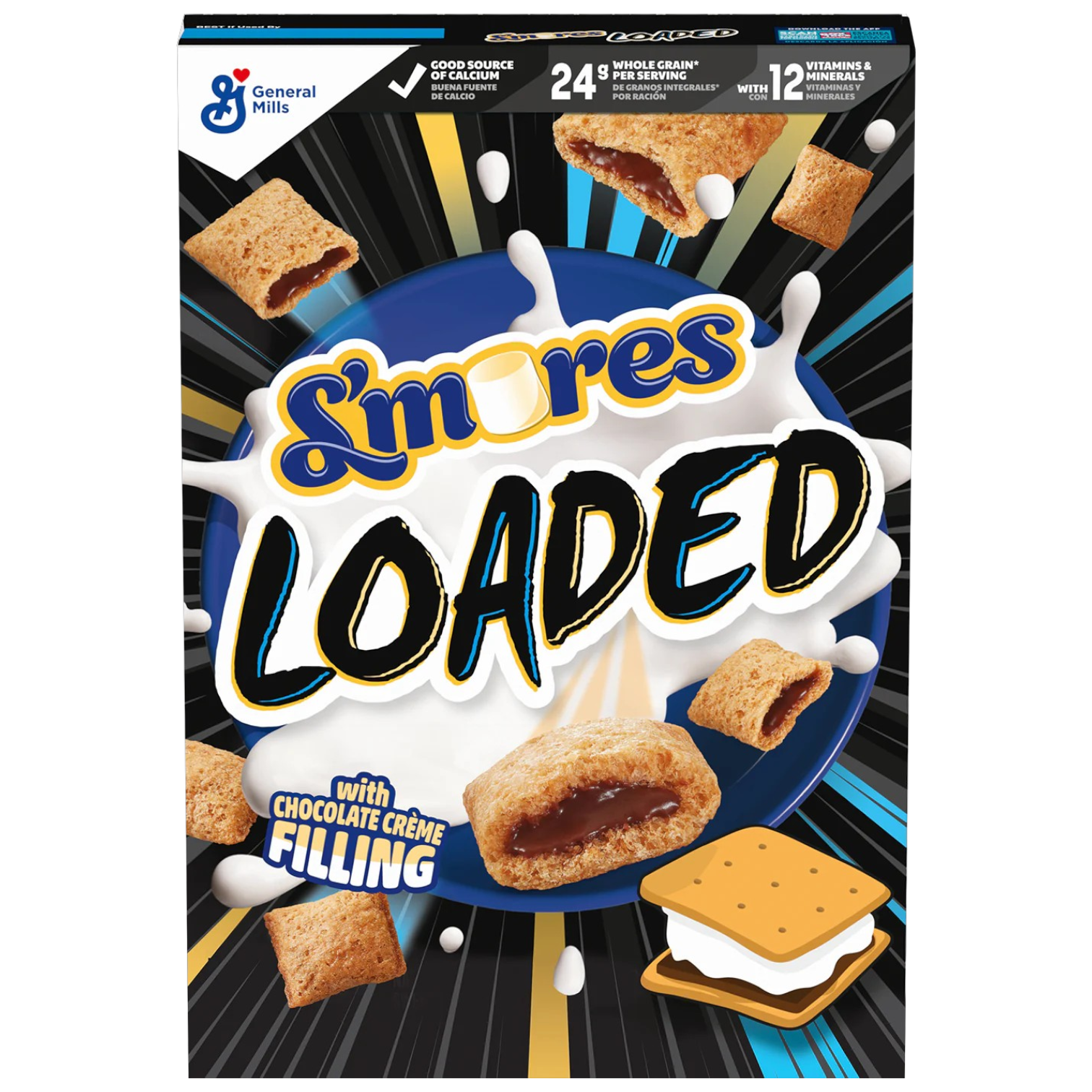 General Mills S'mores Loaded Cereal Family Size - 18.1oz (513g)