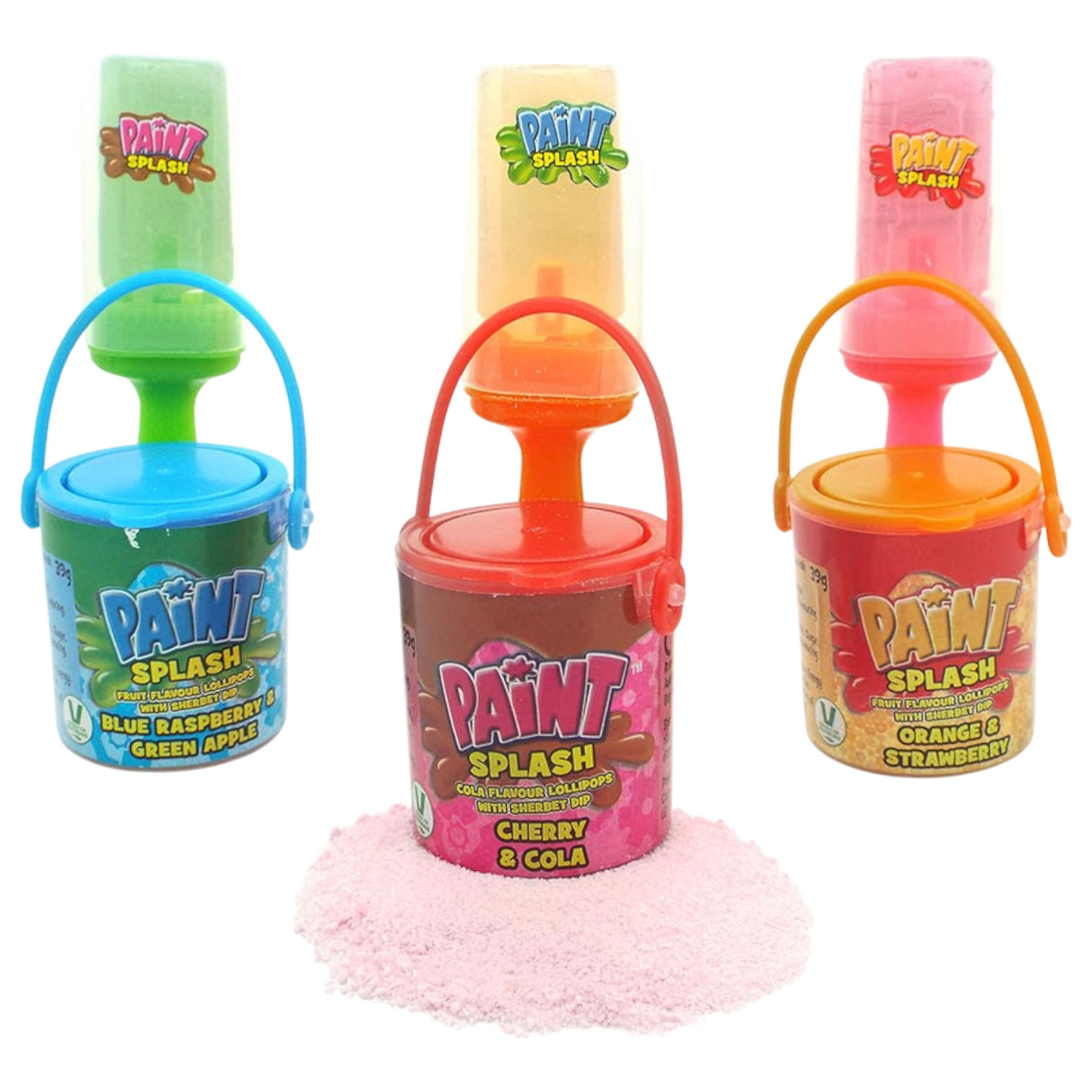 Crazy Candy Factory Paint Splash Lollipop & Sherbet Dip (SINGLE) - 1.38oz (39g)