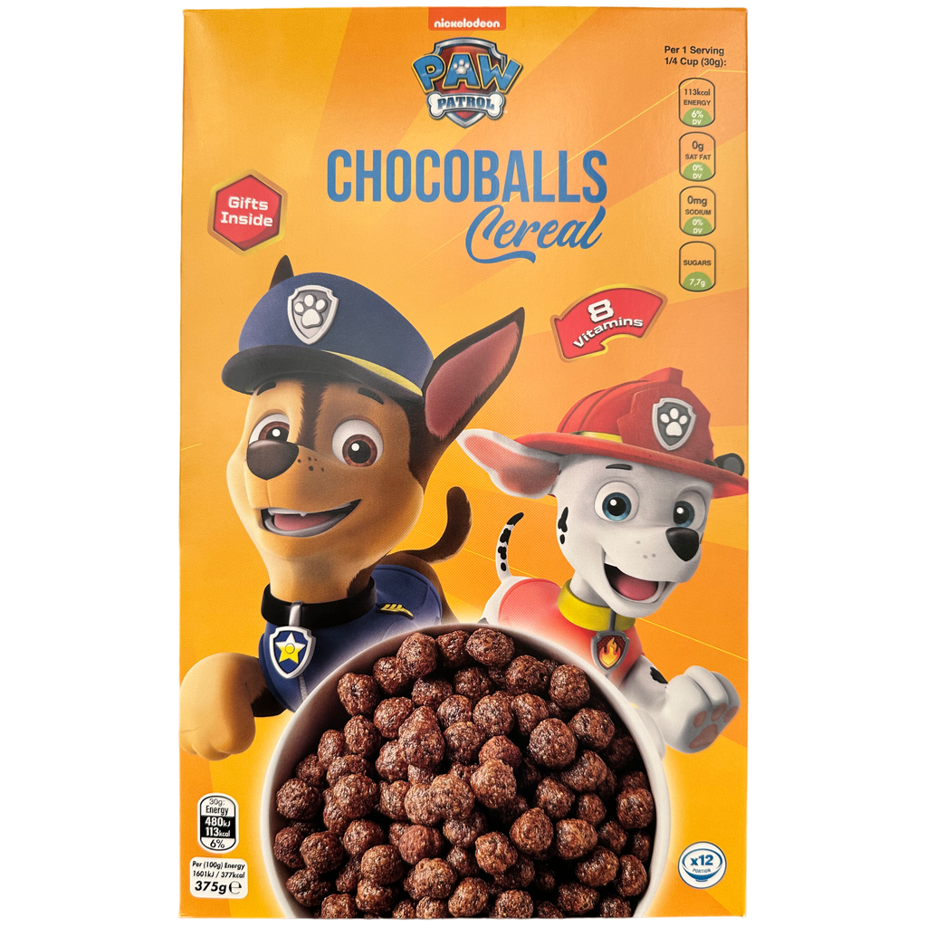 Paw Patrol Chocoballs Cereal (Middle East) - 13.2oz (375g)