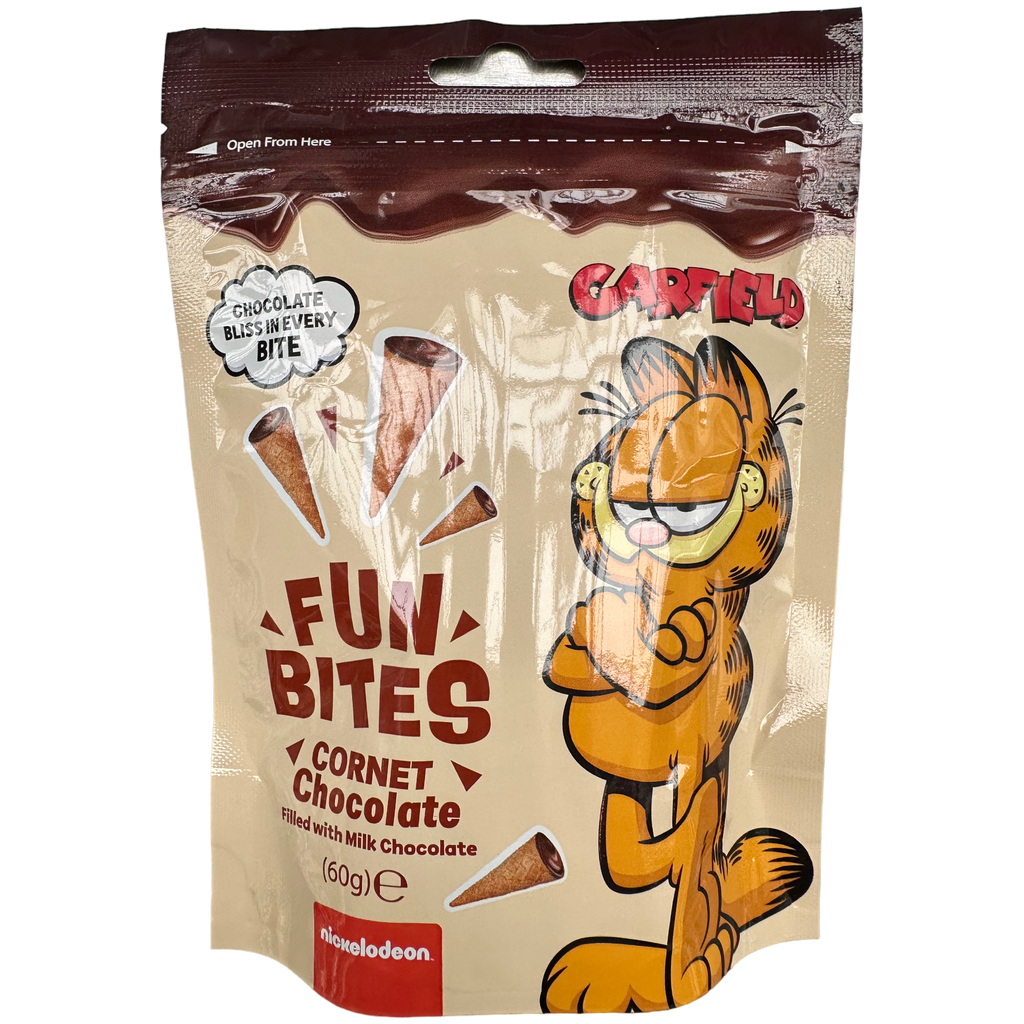 Garfield Fun Bites Cornet Chocolate (Middle East) - 2.1oz (60g)