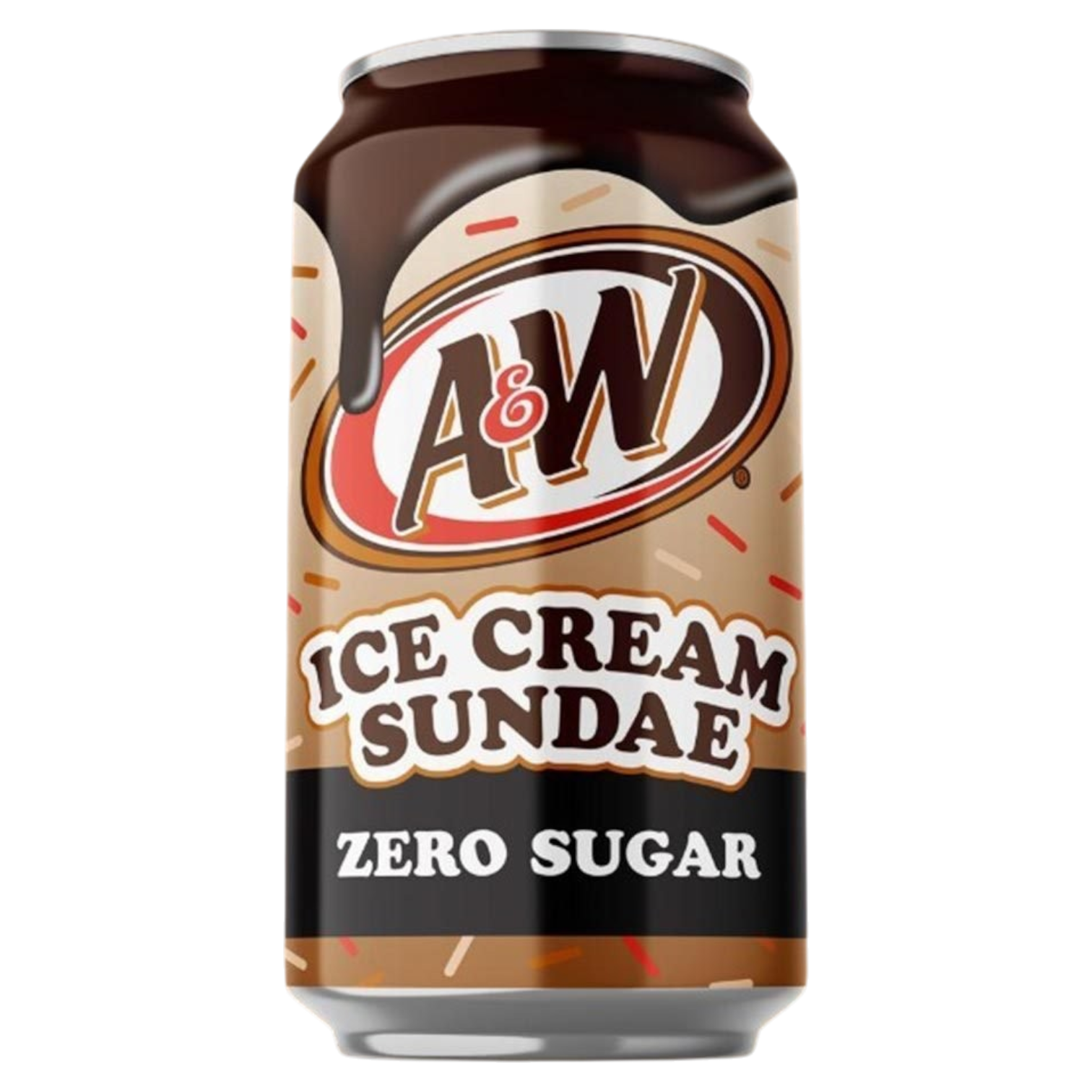 A&W Ice Cream Sundae Soda Zero Sugar - 12fl.oz (355ml)