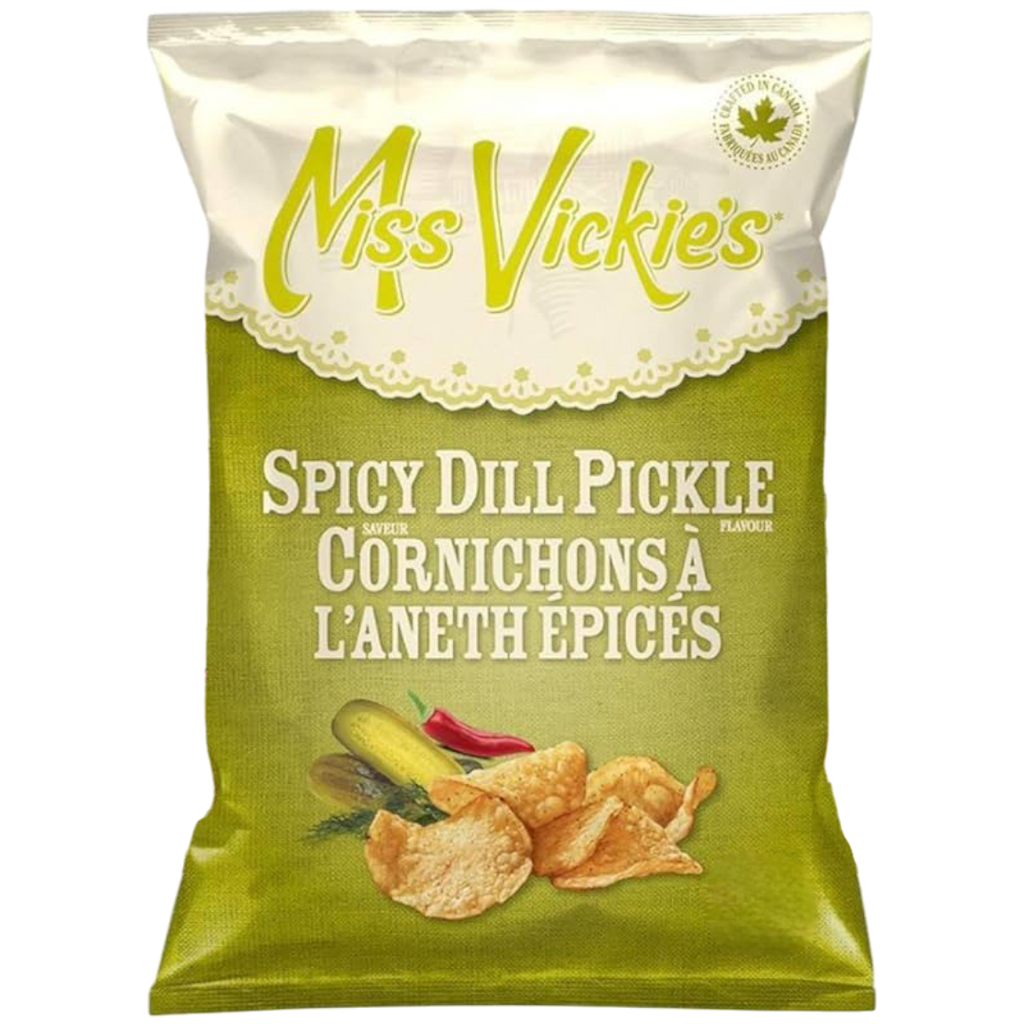 Miss Vickie's Spicy Dill Pickle Potato Chips (Canada) - 1.41oz (40g)