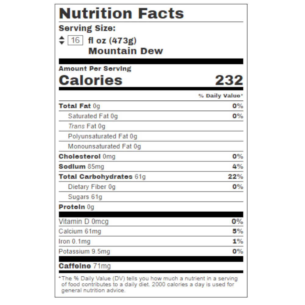 Mountain Dew Original Bottle - 13.5fl.oz (400ml)