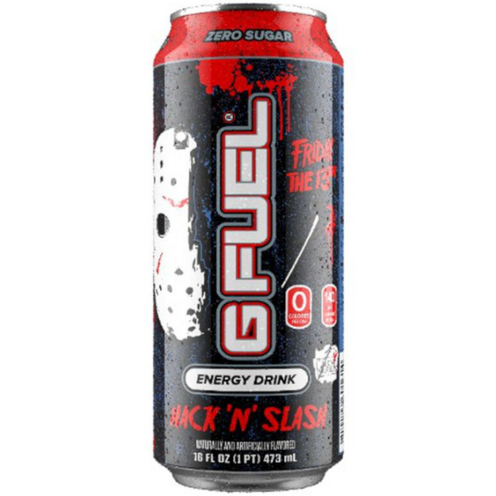 G FUEL - Friday The 13th Hack N' Slash Zero Sugar Energy Drink - 16fl.oz (473ml)
