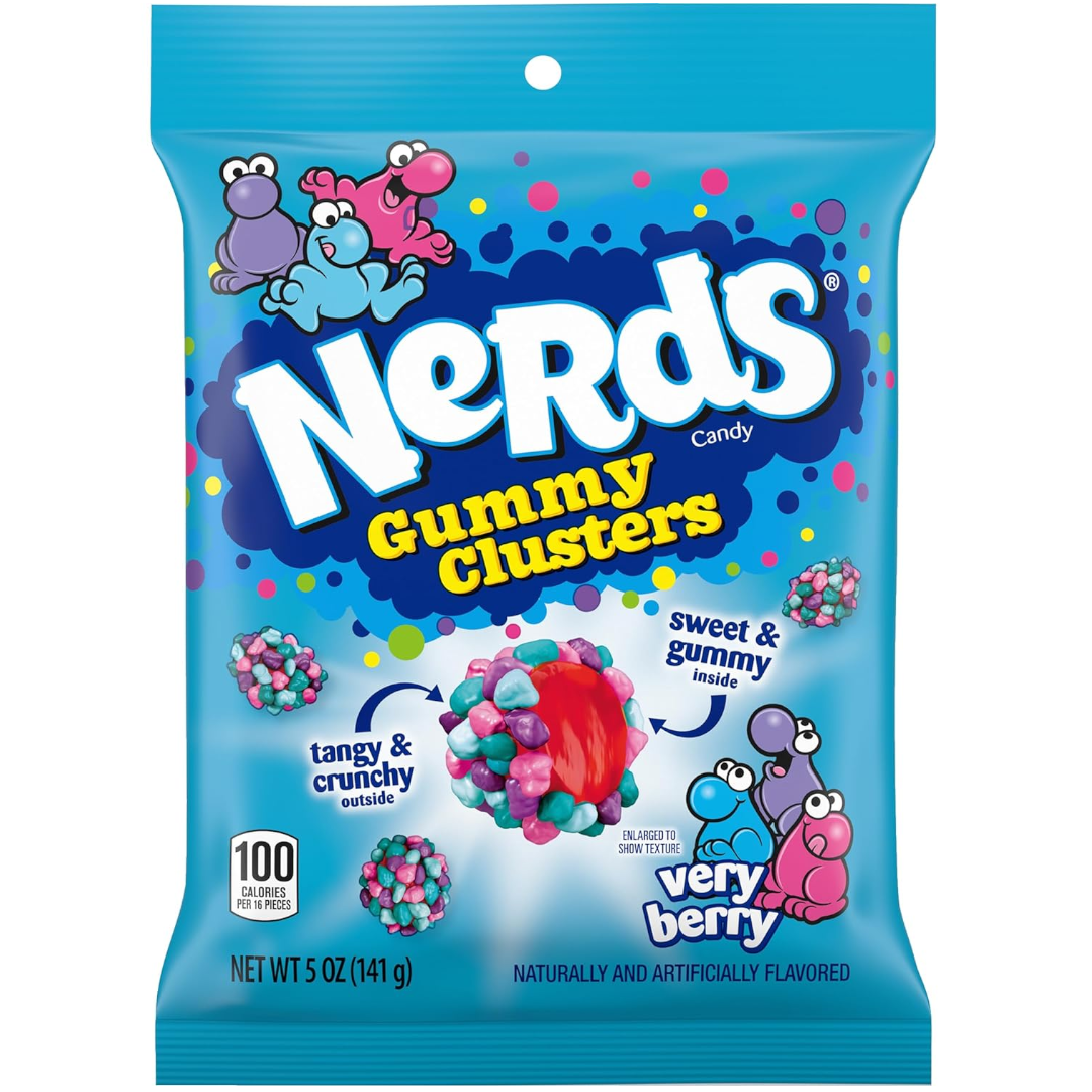 Nerds Gummy Clusters Very Berry Peg Bag - 5oz (141g)