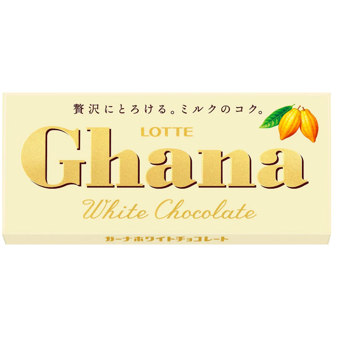 Lotte Ghana White Chocolate - 1.58oz (45g)