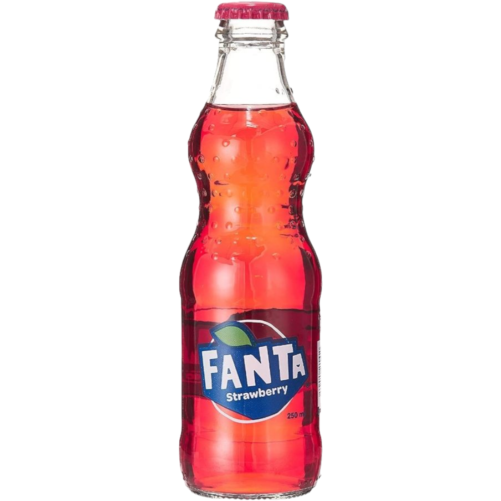 Fanta Strawberry Glass Bottle (UAE) - 8.45fl.oz (250ml)
