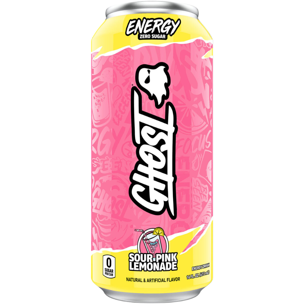 Ghost Energy Sour Pink Lemonade - 16fl.oz (473ml)