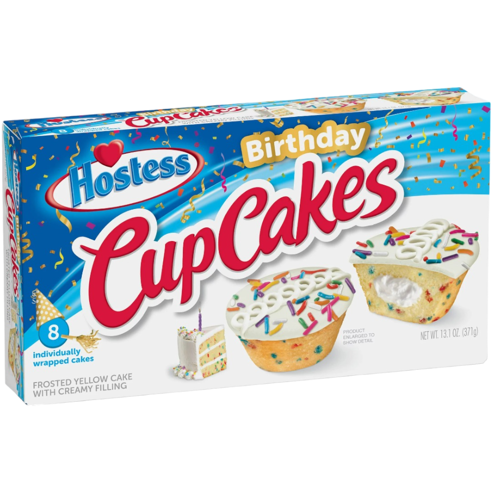 Hostess Birthday Cupcakes