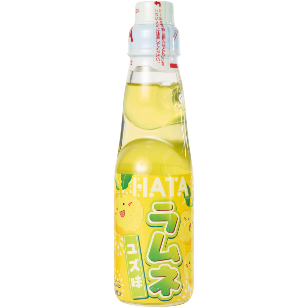 Hatakosen Yuzu Ramune Soda - 6.76fl.oz (200ml) – Poppin Candy