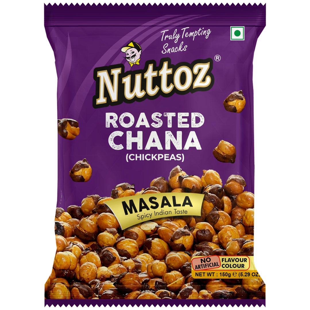 Nuttoz Masala Roasted Chana (India) - 5.3oz (150g)