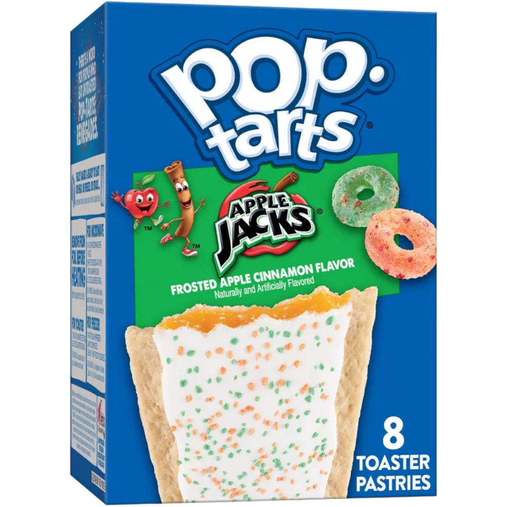 Pop Tarts Apple Jacks Frosted Apple Cinnamon Poppin Candy