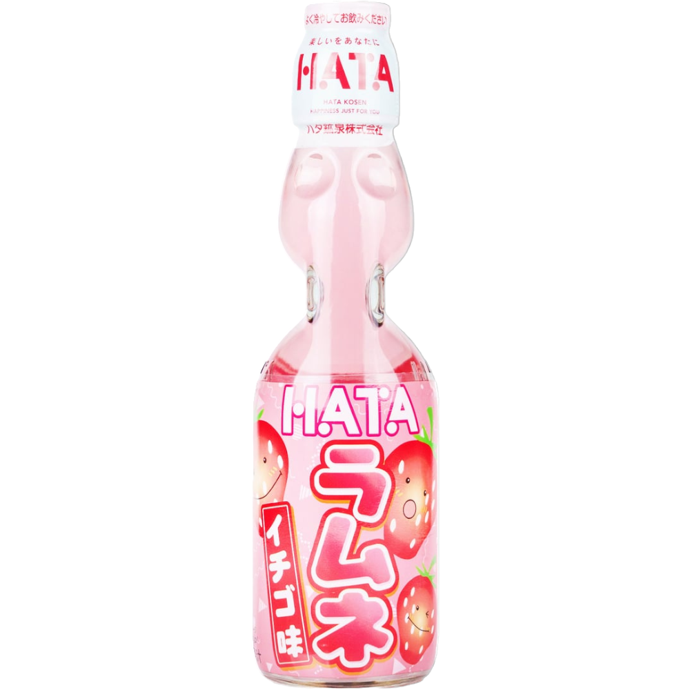 Hatakosen Strawberry Ramune Soda - 6.8fl.oz (200ml)