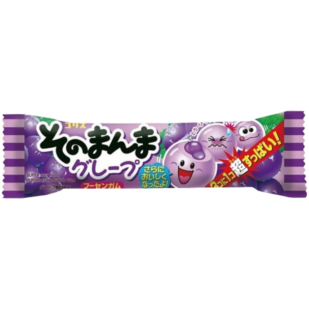 Coris Soft Centred Chewing Gum Sonomanma Grape Flavour (Japan) - 0.49oz (14g)