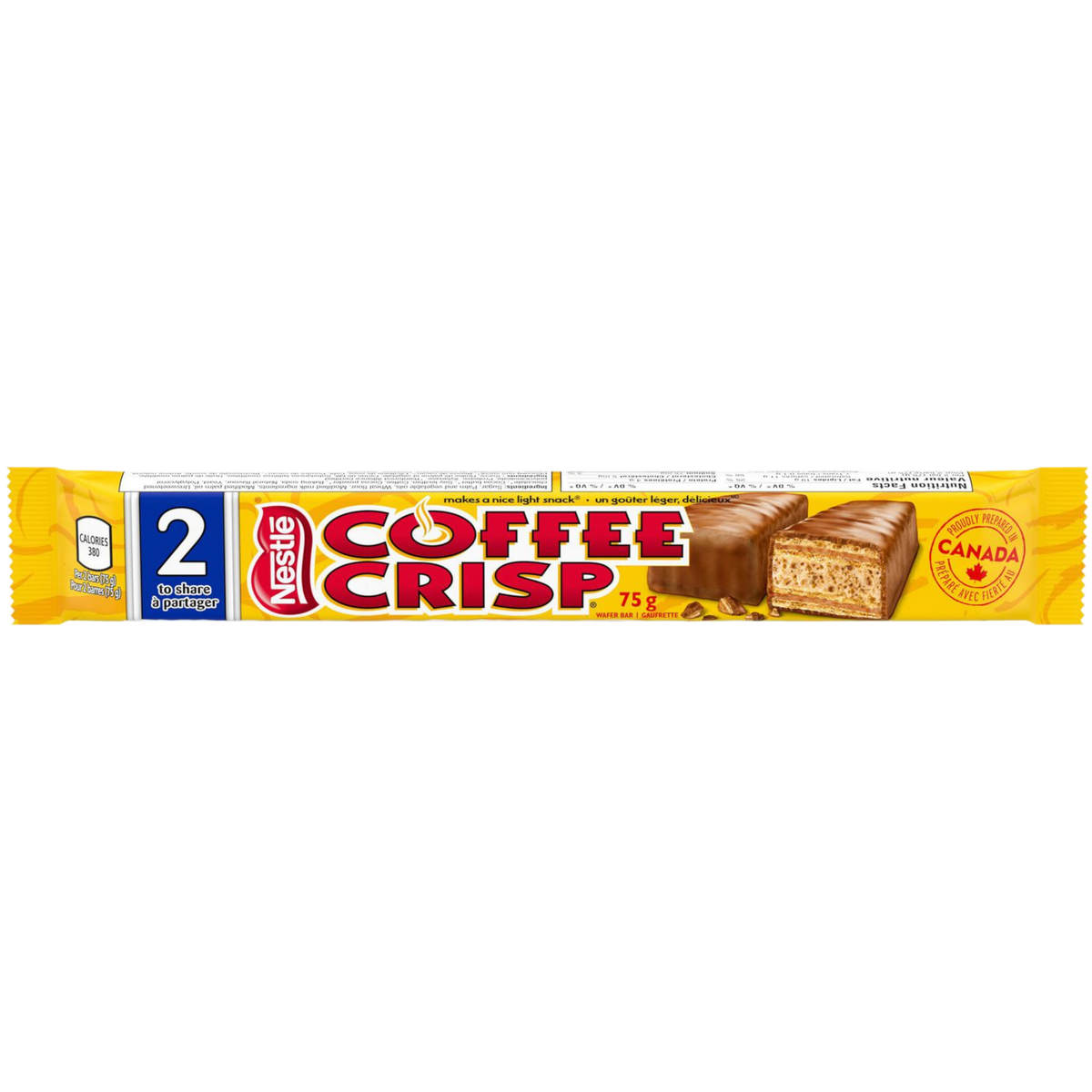 Nestle Coffee Crisp Share Size (Canada) 2.65oz (75g) Poppin Candy