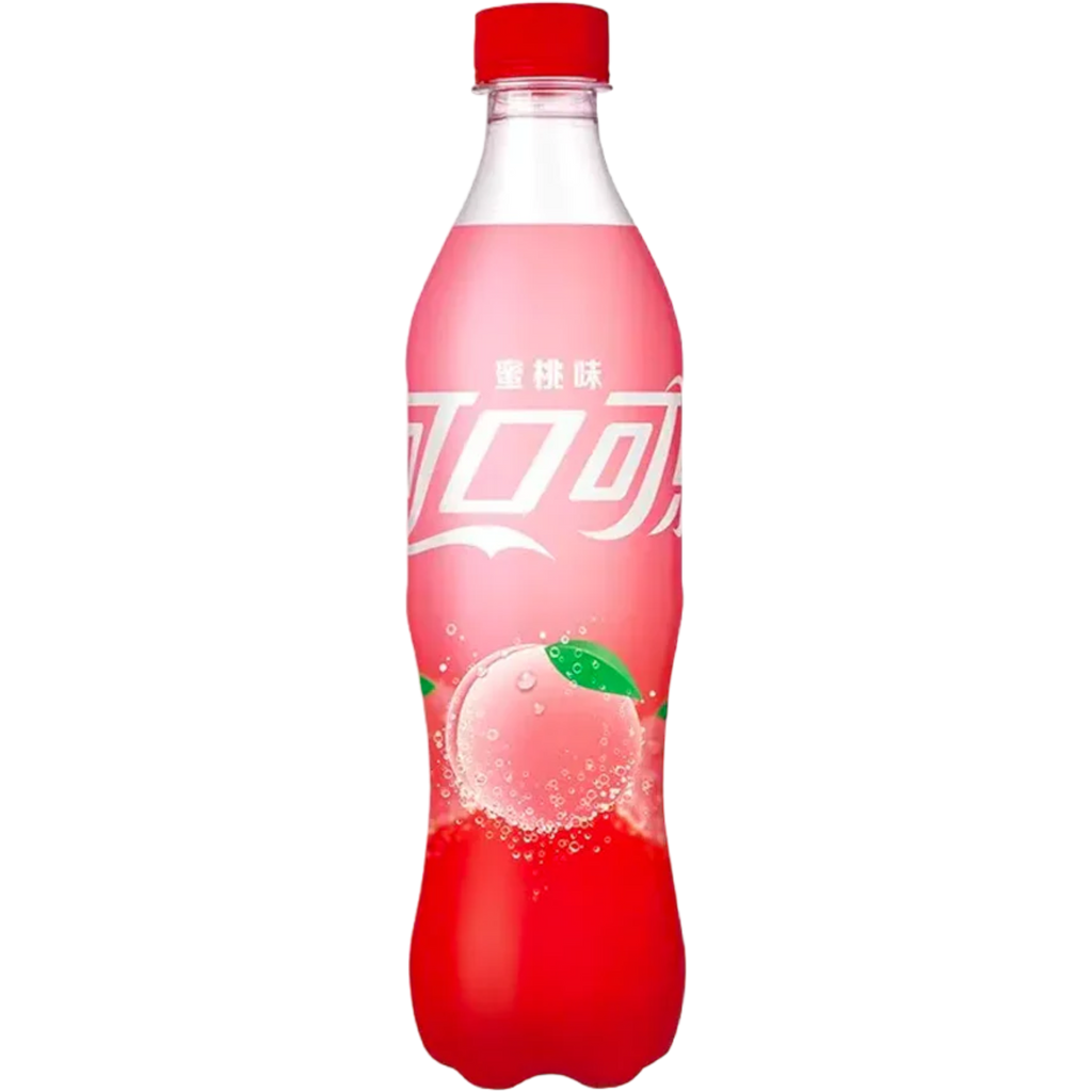 Coca Cola Chinese Peach Flavour (China) - 16.9fl.oz (500ml)