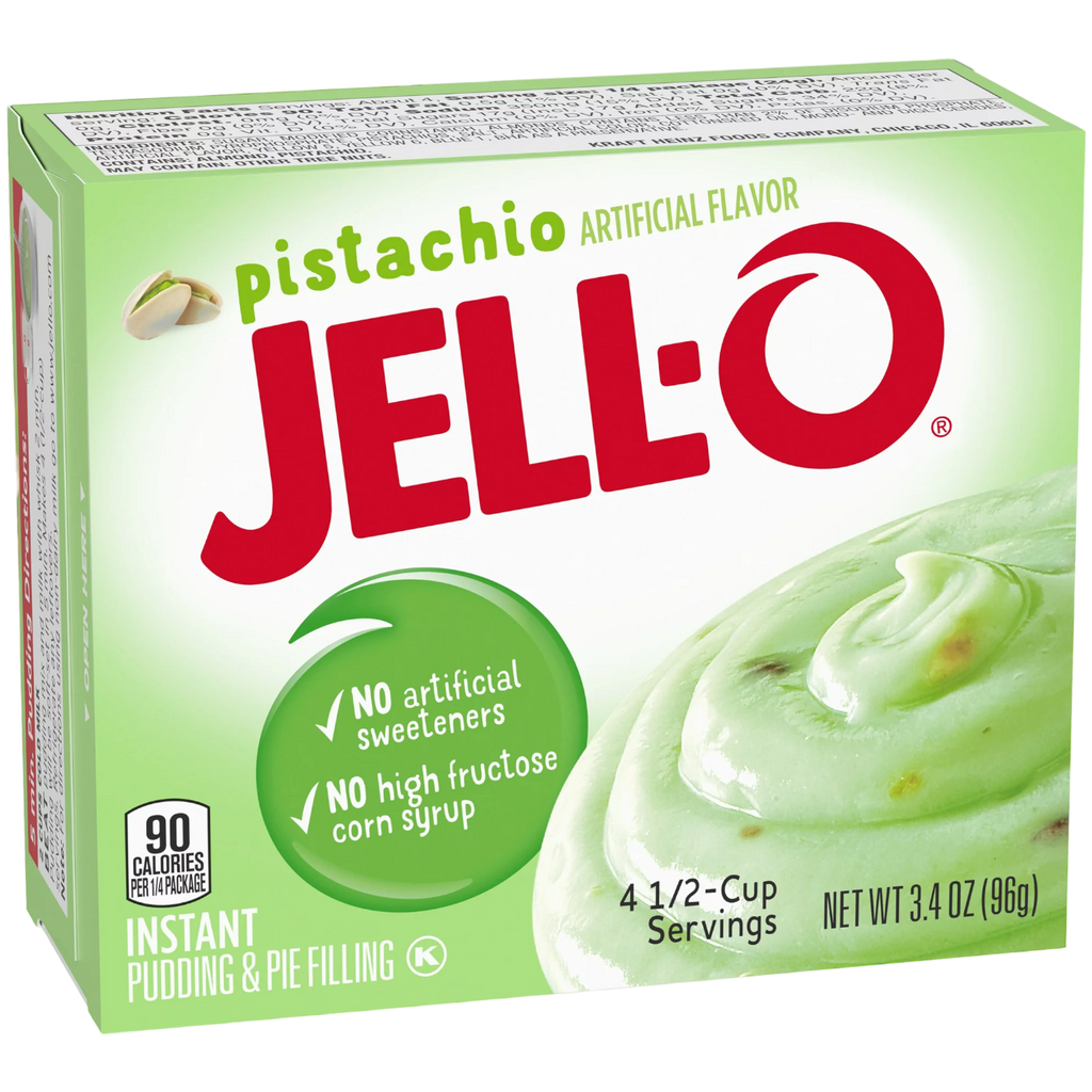 Jell-O Instant Pudding Pistachio Flavour - 3.4oz (96g)