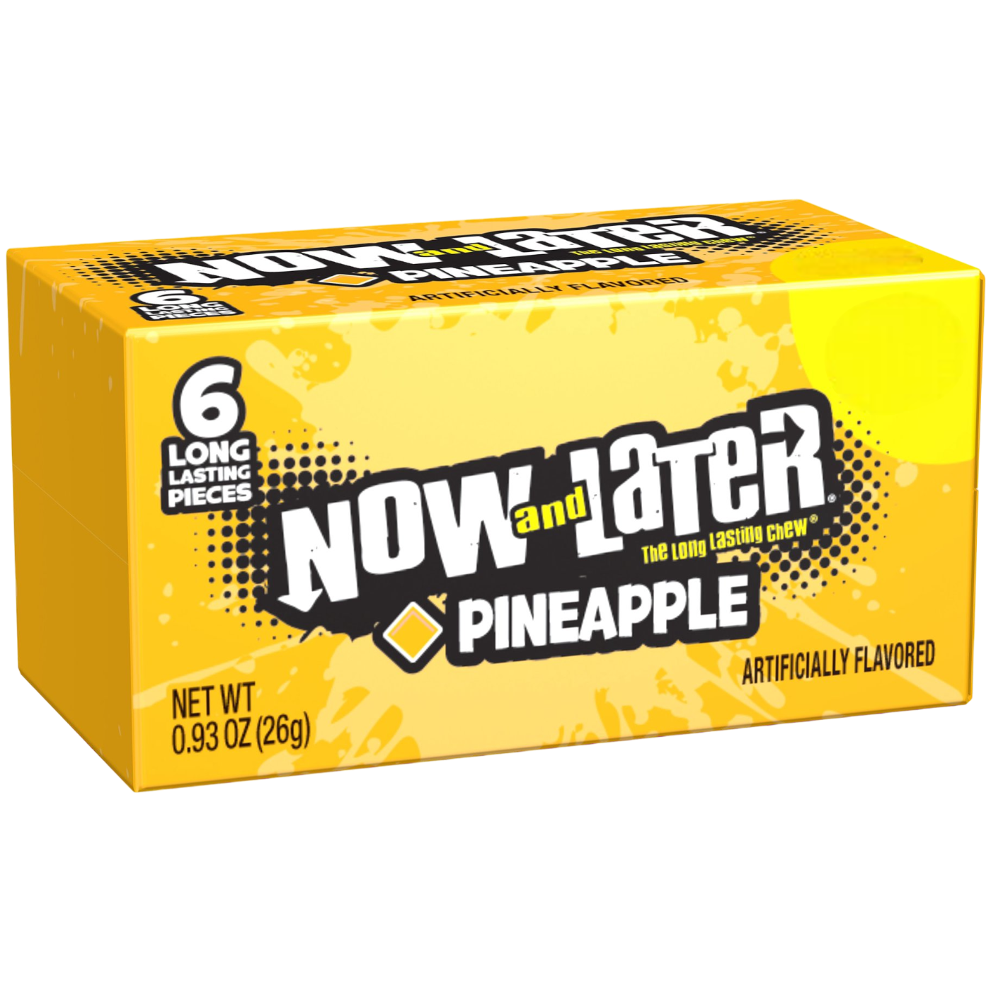 Now & Later 6 Piece Pineapple Candy - 0.93oz (26g)