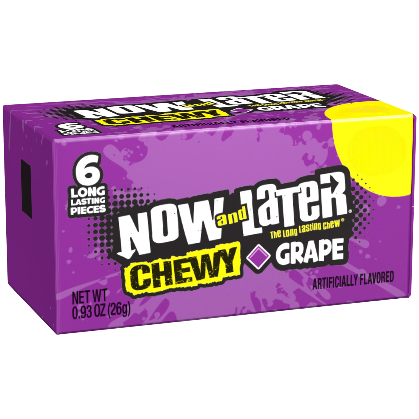 Now & Later 6 Piece Grape Candy - 0.93oz (26g)
