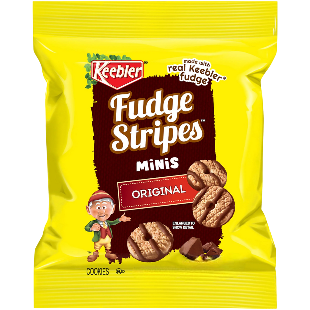 Keebler Fudge Stripes Cookies Minis Original - 2oz (56g)