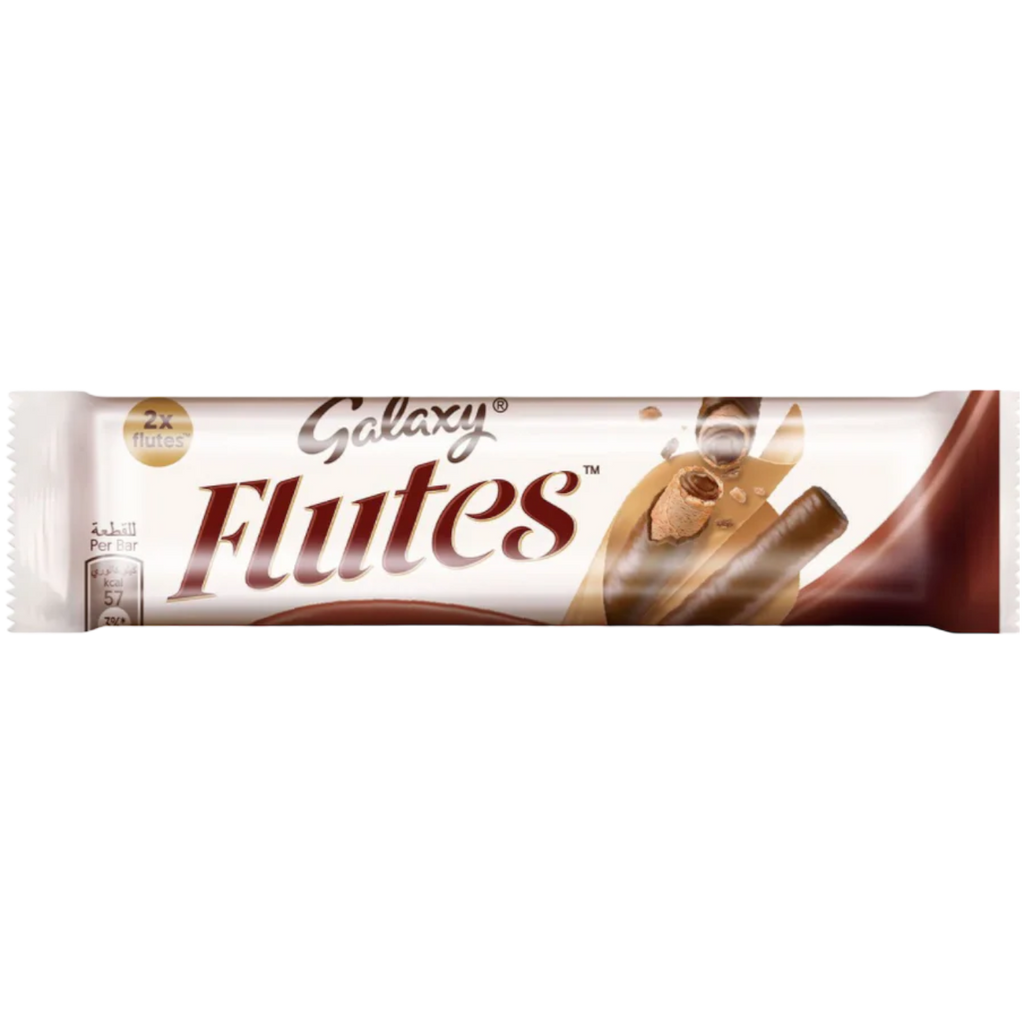 Galaxy Flutes Chocolate Creme Twin Pack (Dubai) - 0.79oz (22.5g)