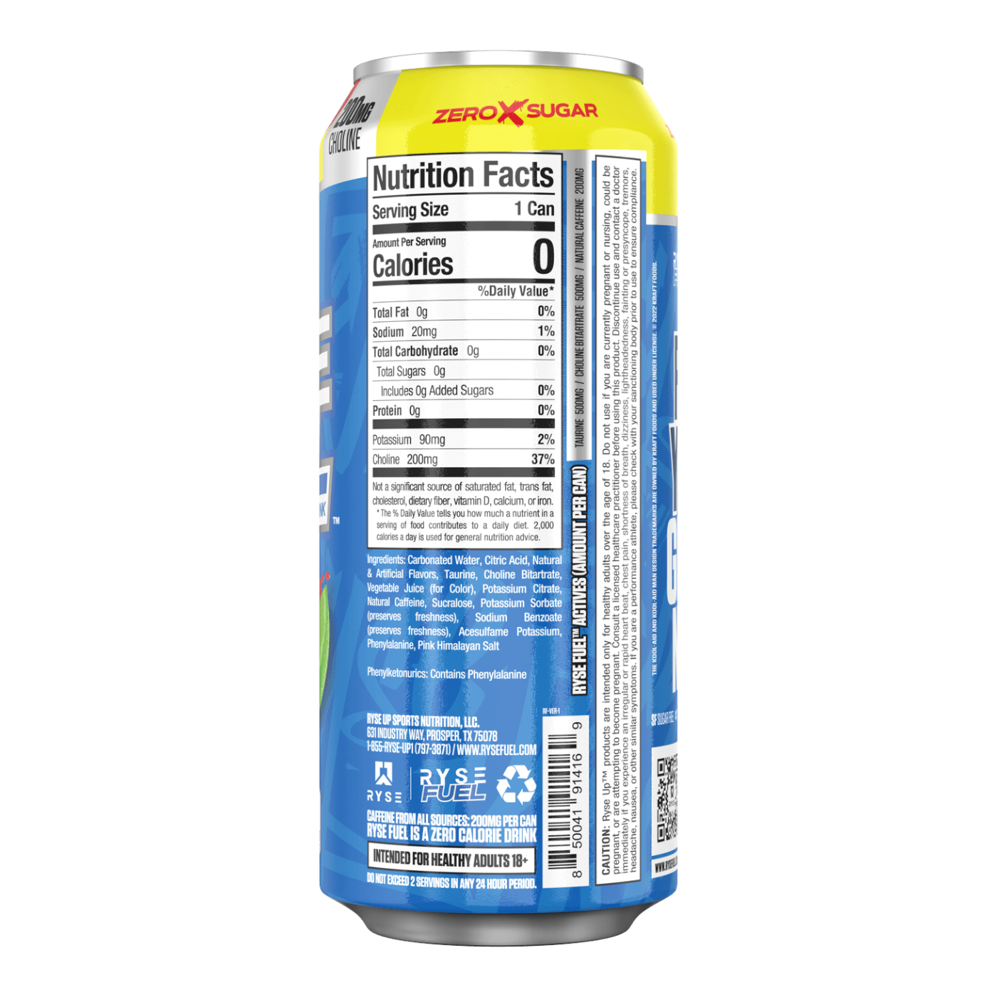 RYSE FUEL Kool-Aid Tropical Punch Flavour Energy Drink - 16fl.oz (473ml)