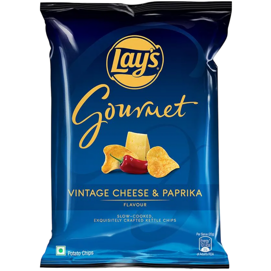 Lay's Gourmet Vintage Cheese & Paprika (Indian) – 1.26oz (36g)