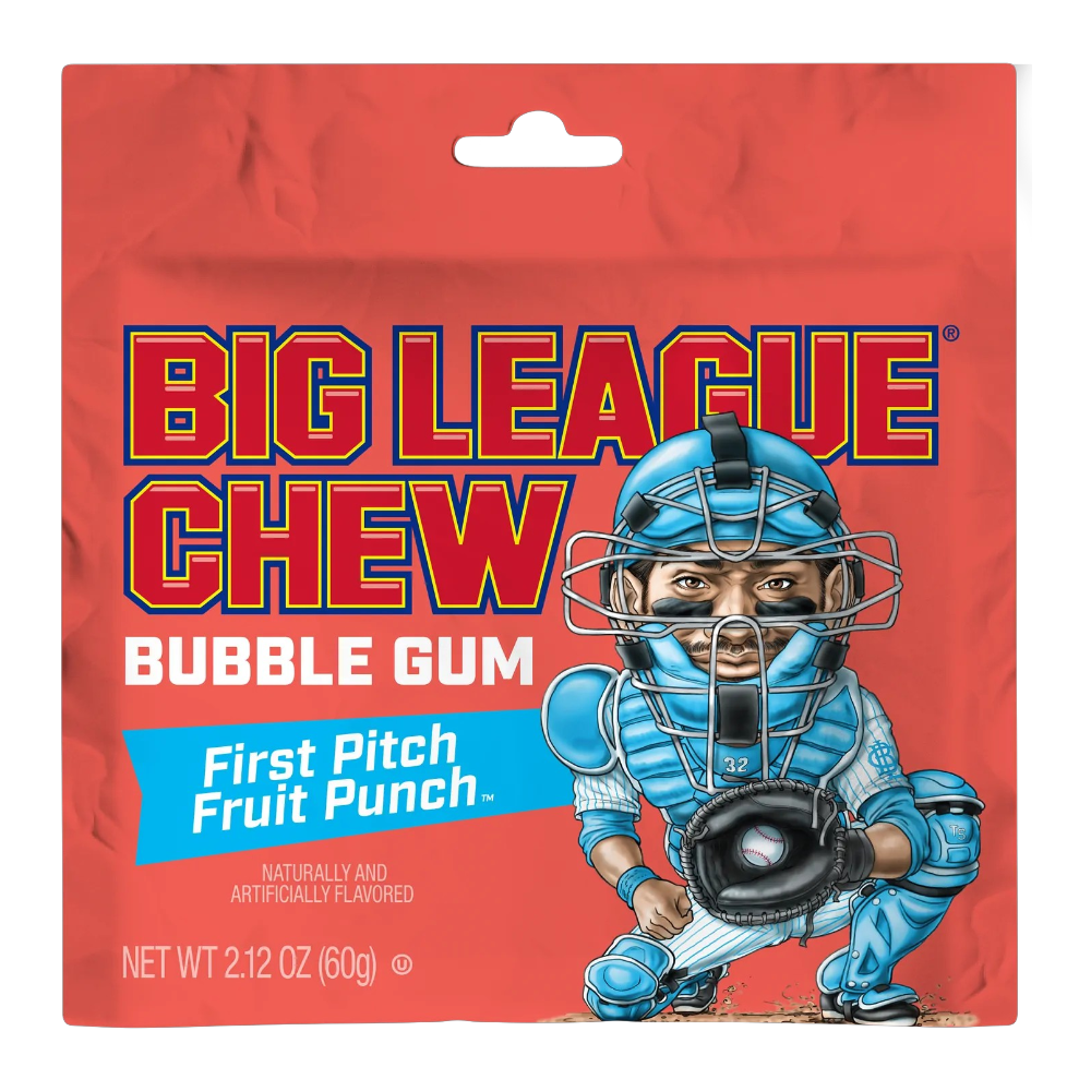 Big League Chew Bubble Gum Fruit Punch - 2.12oz (60g)
